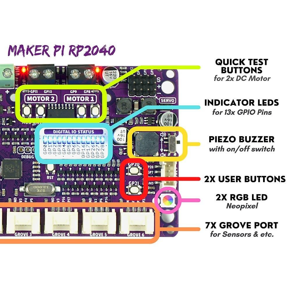Maker Pi RP2040 by Cytron - The Pi Hut