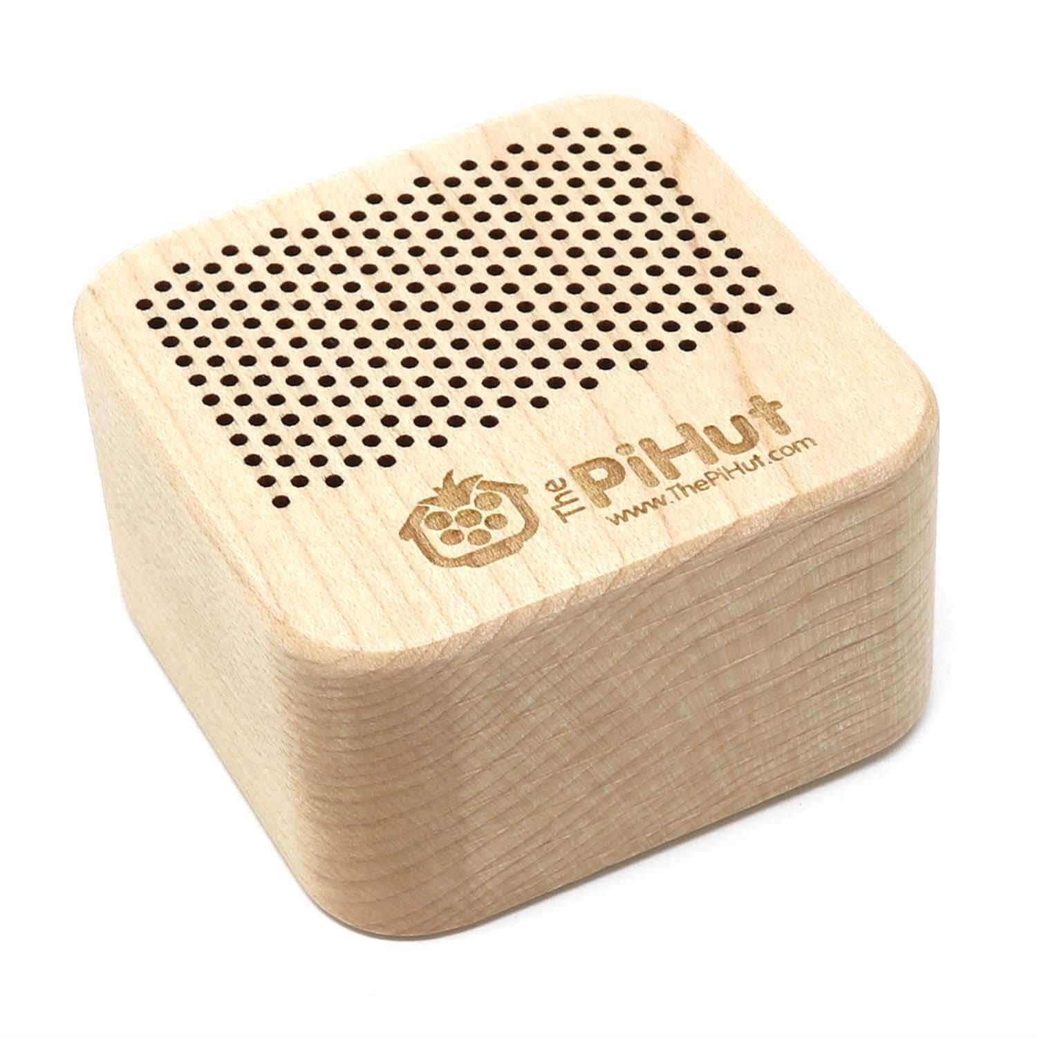 Maple Wood Mini Bluetooth Speaker for Raspberry Pi by The Pi Hut - The Pi Hut