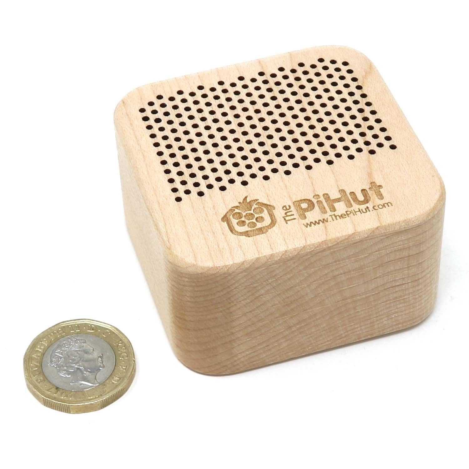 Maple Wood Mini Bluetooth Speaker for Raspberry Pi by The Pi Hut - The Pi Hut