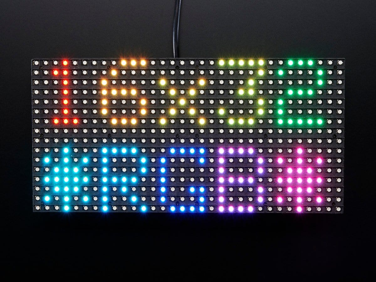 Medium 16x32 RGB LED matrix panel - 6mm Pitch by The Pi Hut - The Pi Hut