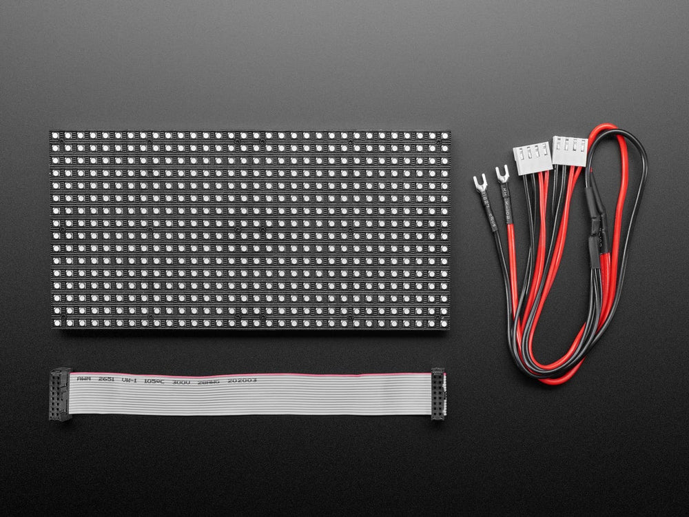 Medium 16x32 RGB LED matrix panel - 6mm Pitch - The Pi Hut
