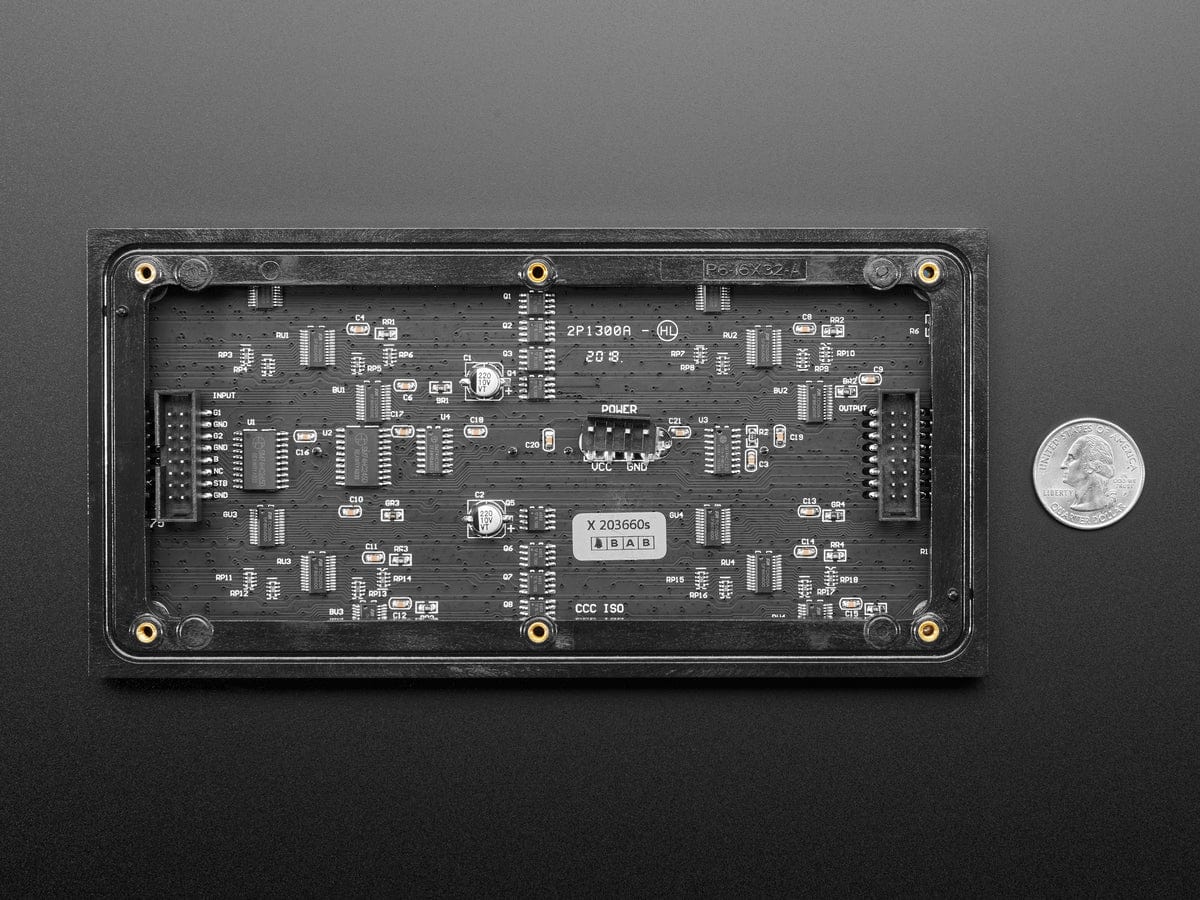 Medium 16x32 RGB LED matrix panel - 6mm Pitch by The Pi Hut - The Pi Hut