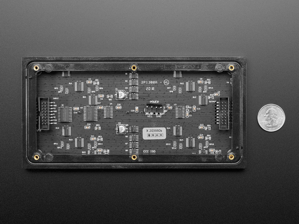 Medium 16x32 RGB LED matrix panel - 6mm Pitch by The Pi Hut - The Pi Hut