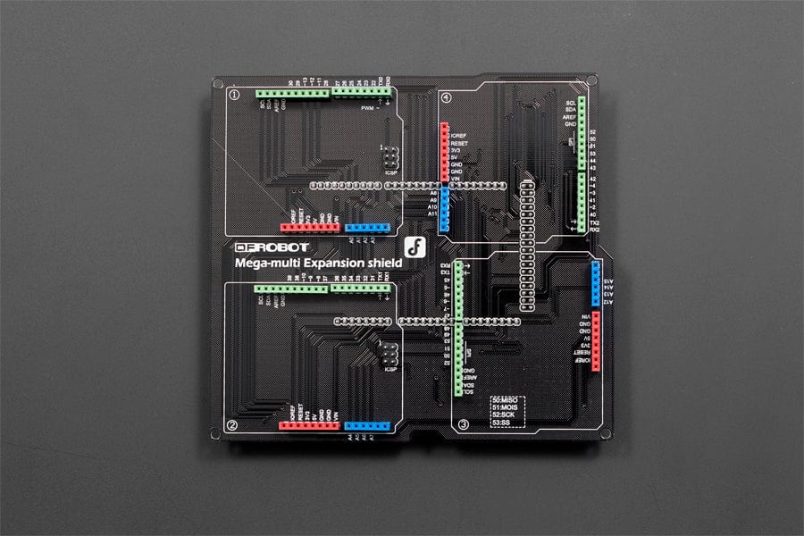 Mega Multi IO Shield for Arduino Mega / DUE by DFRobot - The Pi Hut