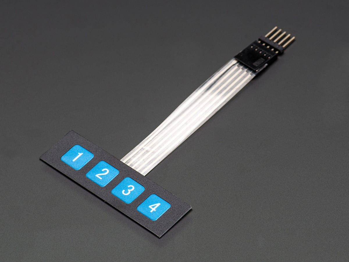 Membrane 1x4 Keypad + Extras by The Pi Hut - The Pi Hut