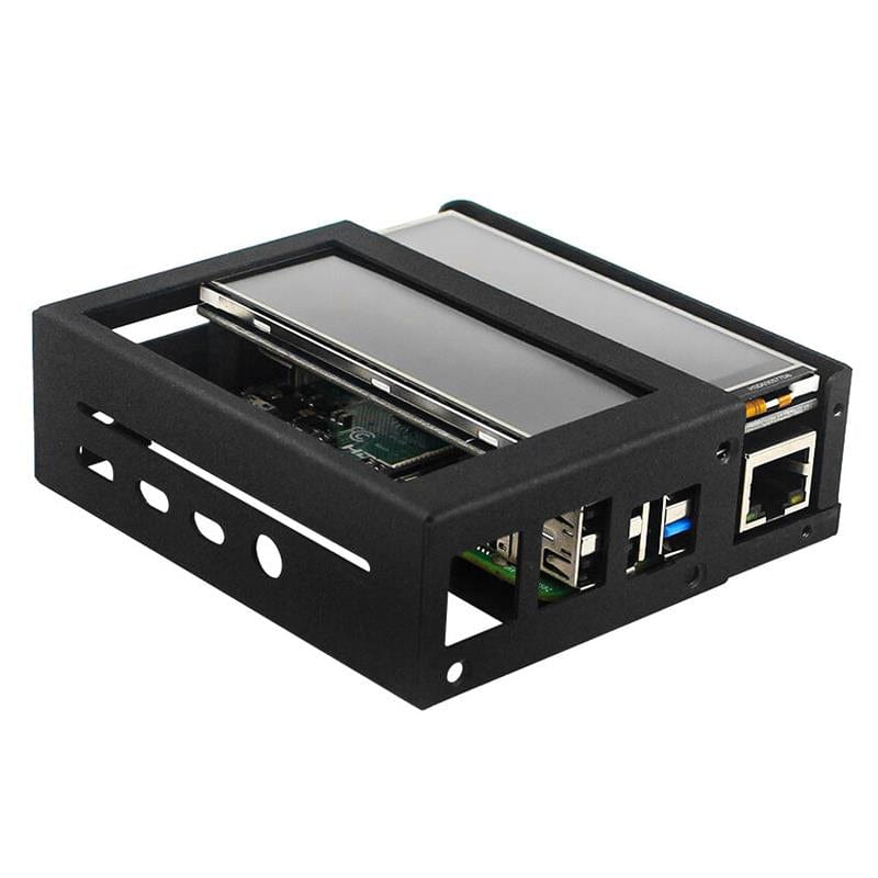 Metal Case with 3.5" TFT Touchscreen for Raspberry Pi 4 (480x320) by DFRobot - The Pi Hut