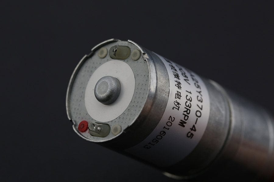 Metal DC Geared Motor - 6V 133RPM 4.5kg.cm by The Pi Hut - The Pi Hut