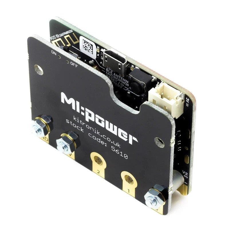 MI:power board for the BBC Microbit V2 by Kitronik - The Pi Hut