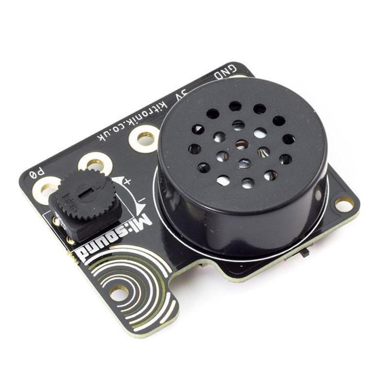 MI:sound Speaker Board for BBC micro:bit V2 by Kitronik - The Pi Hut