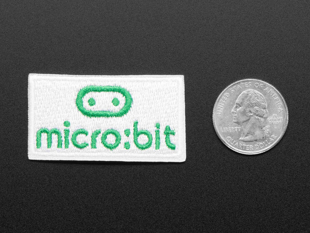 micro:bit - Skill badge, iron-on patch by The Pi Hut - The Pi Hut