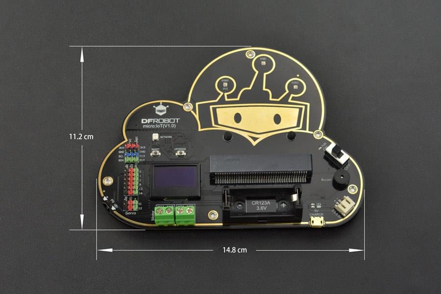 micro:IoT - micro:bit IoT Expansion Board by DFRobot - The Pi Hut
