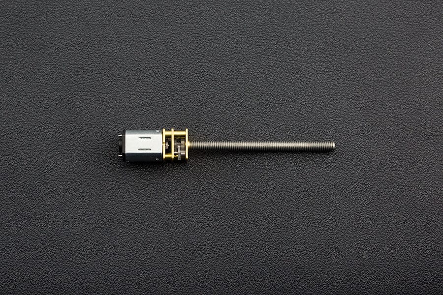 Micro Metal DC Geared Motor with Lead Screw (6V 150RPM M4*55) by The Pi Hut - The Pi Hut