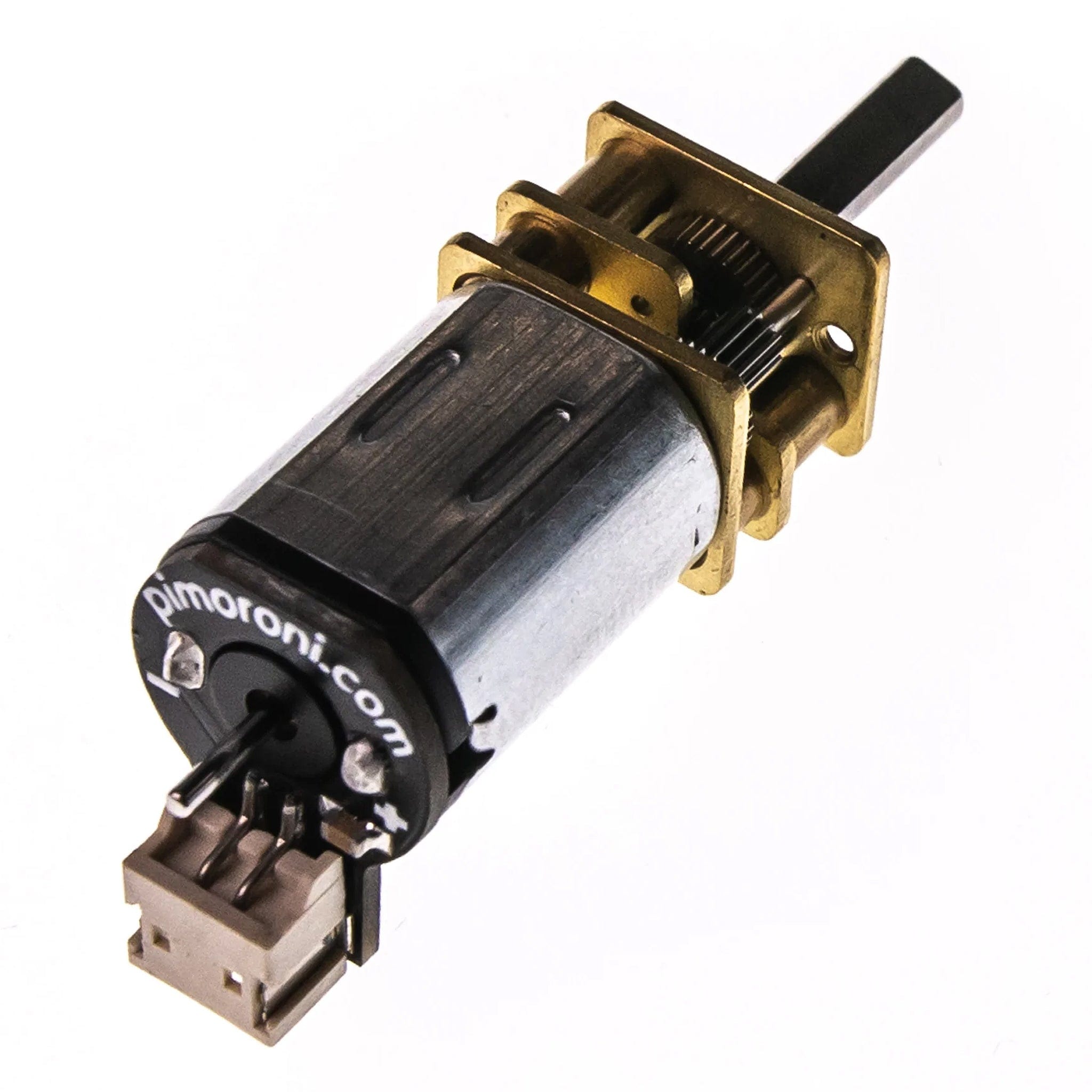 Micro Metal Gearmotor with Motor Connector Shim (MCS) by Pimoroni - The Pi Hut