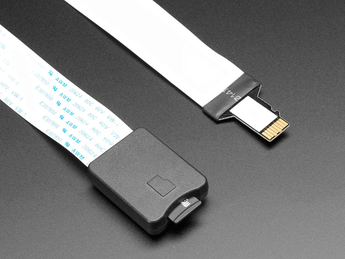 Micro SD Card Extender - 68cm (26 inch) long flex cable by The Pi Hut - The Pi Hut