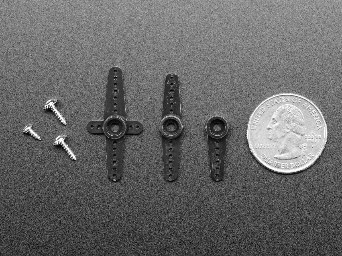 Micro Servo Arm and Horn Set by The Pi Hut - The Pi Hut