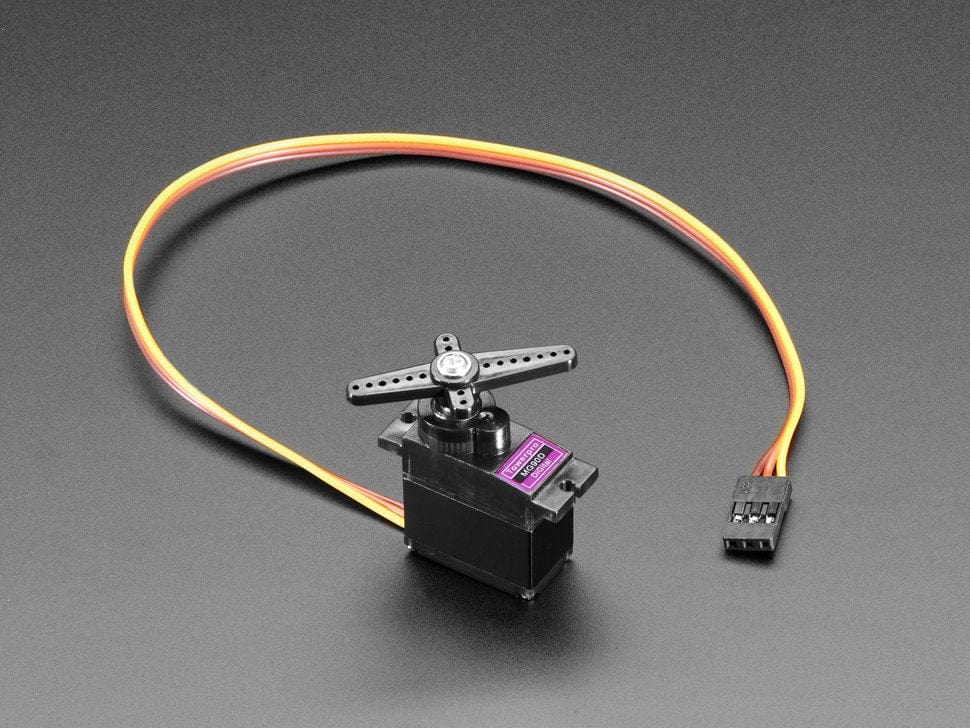 Micro Servo - MG90D High Torque Metal Gear by The Pi Hut - The Pi Hut