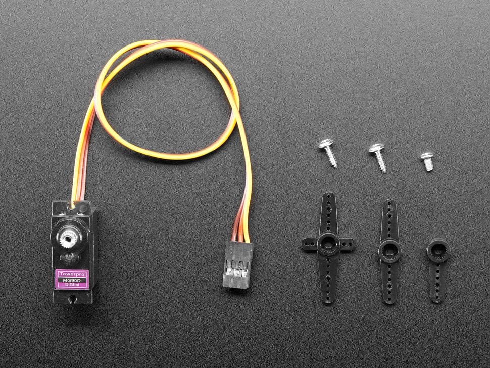 Micro Servo - MG90D High Torque Metal Gear by The Pi Hut - The Pi Hut