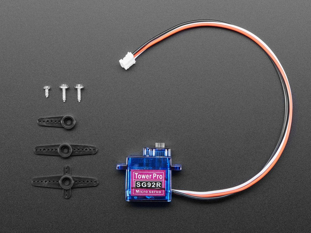 Micro Servo with 3-pin JST Cable - STEMMA Connector Compatible by The Pi Hut - The Pi Hut
