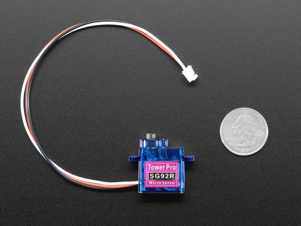 Micro Servo with 3-pin JST Cable - STEMMA Connector Compatible by The Pi Hut - The Pi Hut