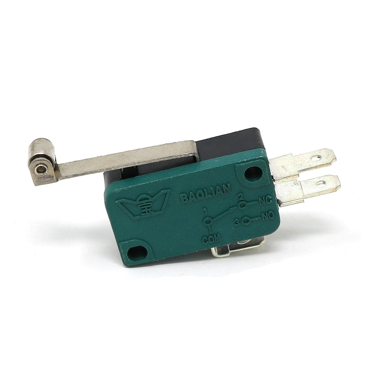 Micro Switch w/Roller Lever - Three Terminal by The Pi Hut - The Pi Hut