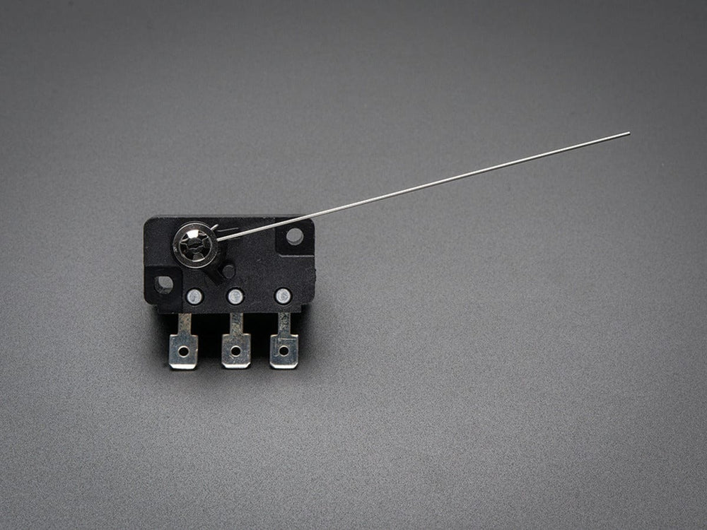 Micro Switch w/Wire - Three Terminals by The Pi Hut - The Pi Hut