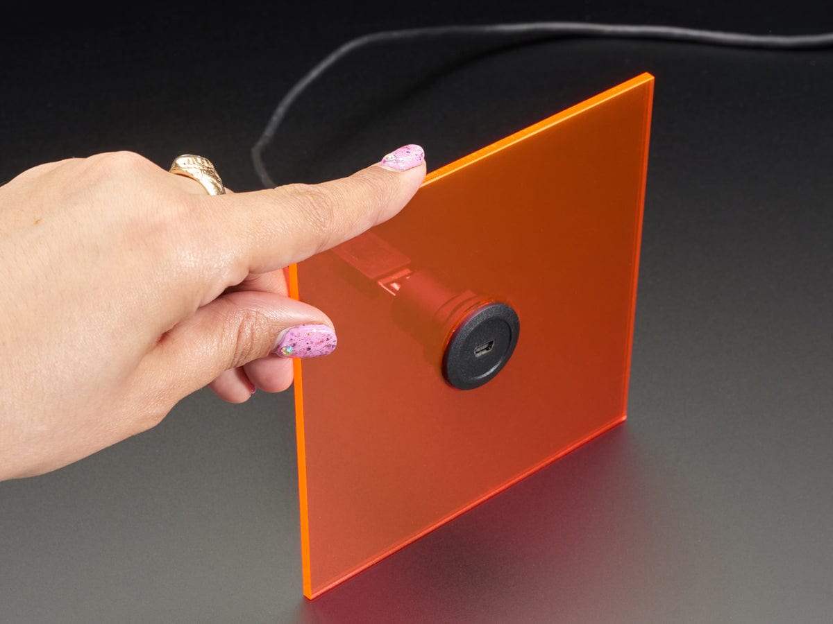 Micro USB B Jack to USB A Plug Round Panel Mount Adapter by The Pi Hut - The Pi Hut