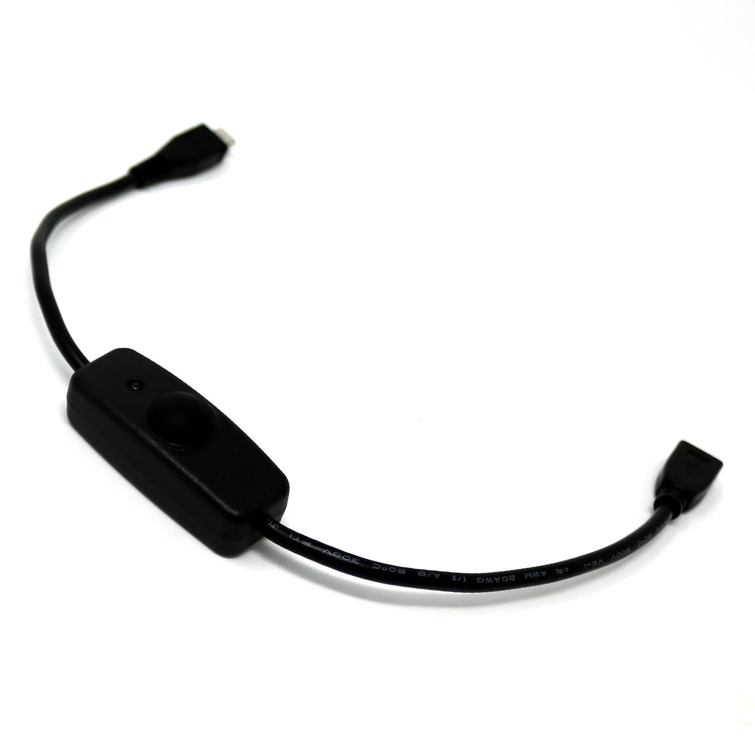 Micro-USB Cable with On/Off Switch by The Pi Hut - The Pi Hut