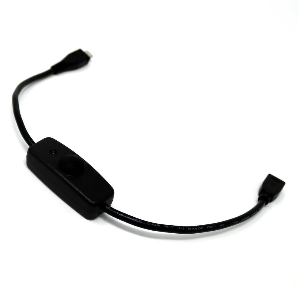 Micro-USB Cable with On/Off Switch by The Pi Hut - The Pi Hut