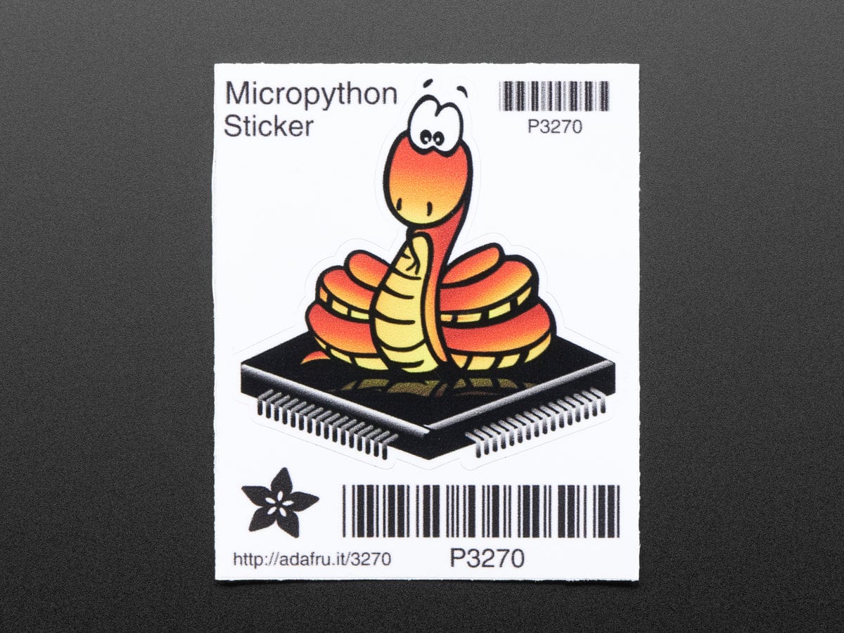 MicroPython Sticker by Adafruit - The Pi Hut
