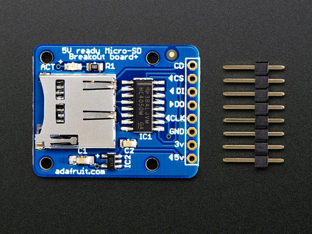 MicroSD card breakout board+ by Adafruit - The Pi Hut