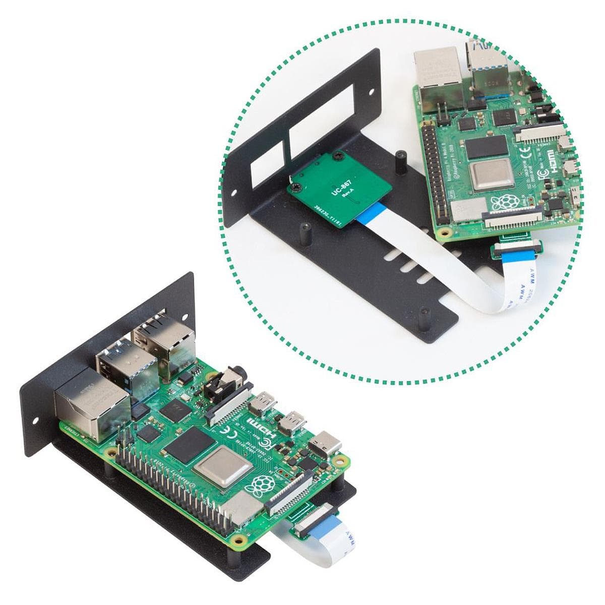 MicroSD Extender Set for Uctronics Cluster Cases (4 pieces) by Uctronics - The Pi Hut