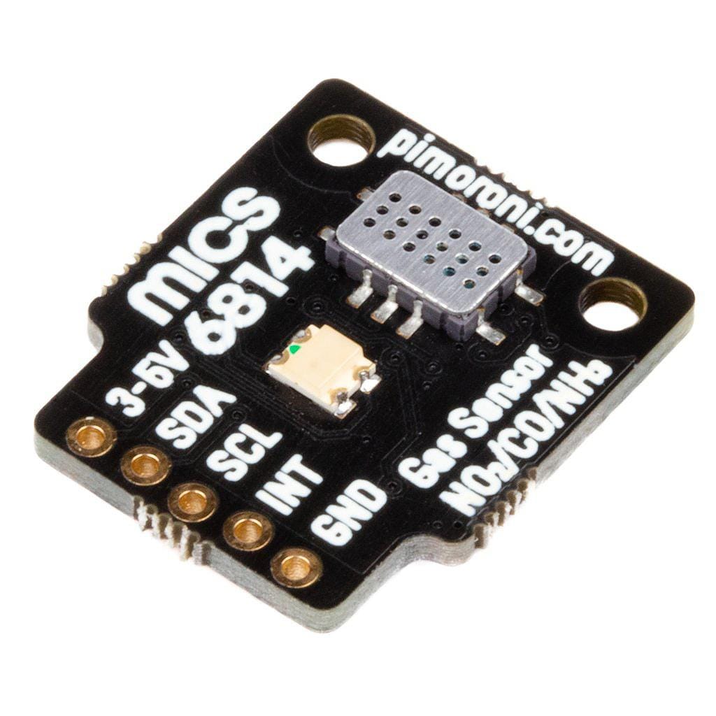 MICS6814 3-in-1 Gas Sensor Breakout (CO, NO2, NH3) by Pimoroni - The Pi Hut