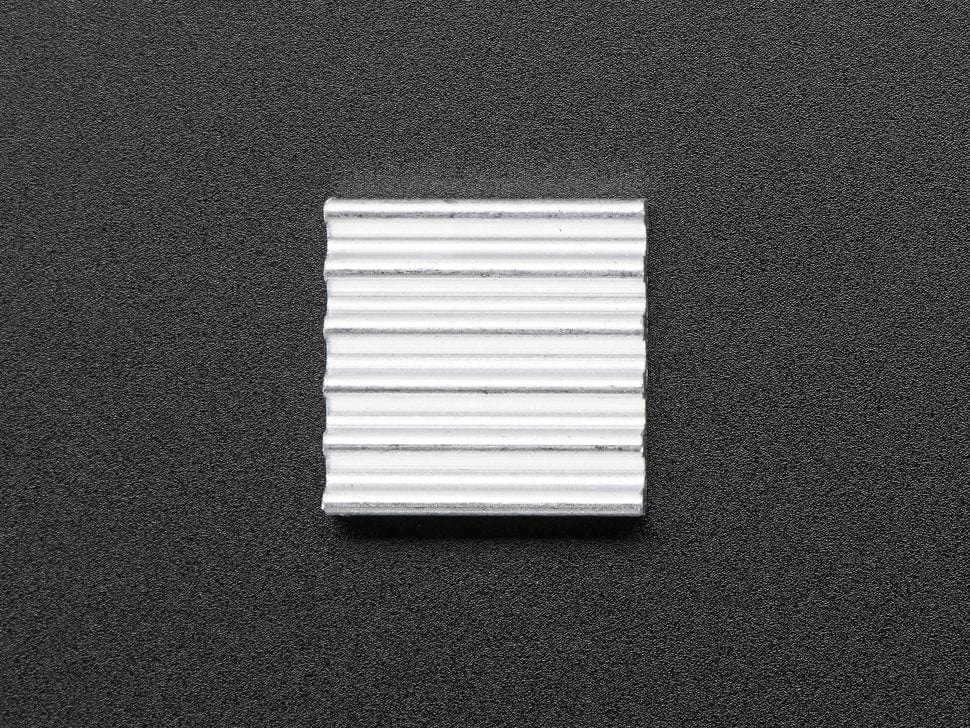 Mini Aluminum Heat Sink for Raspberry Pi - 13 x 13 x 3mm by The Pi Hut - The Pi Hut