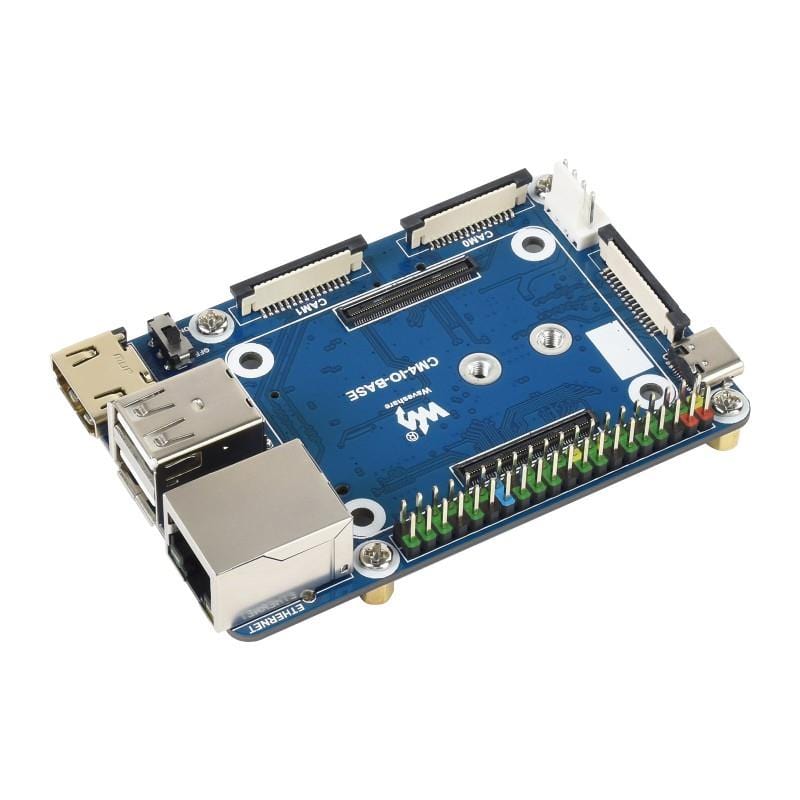 Mini Base Board (B) for Raspberry Pi Compute Module 4 (Rev 4) by Waveshare - The Pi Hut