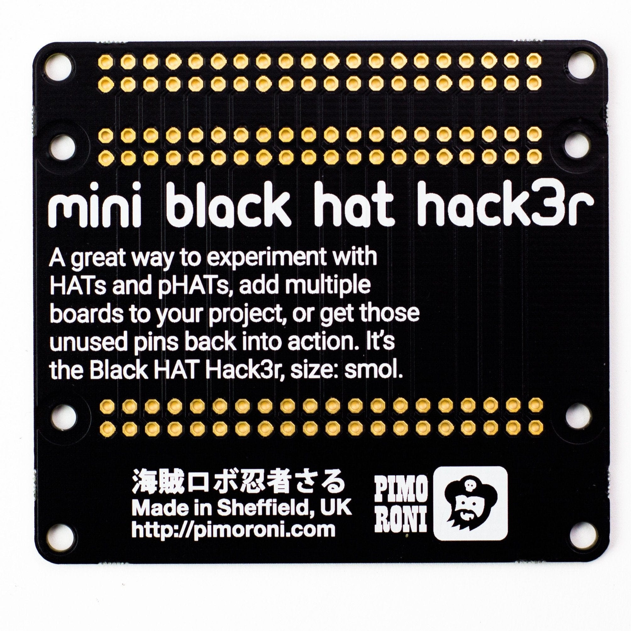 Mini Black HAT Hack3r by Pimoroni - The Pi Hut