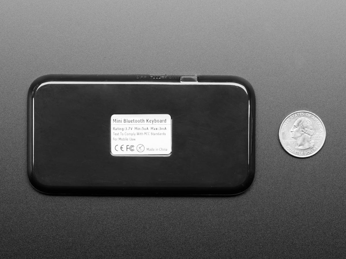Mini Bluetooth Keyboard – Black by The Pi Hut - The Pi Hut