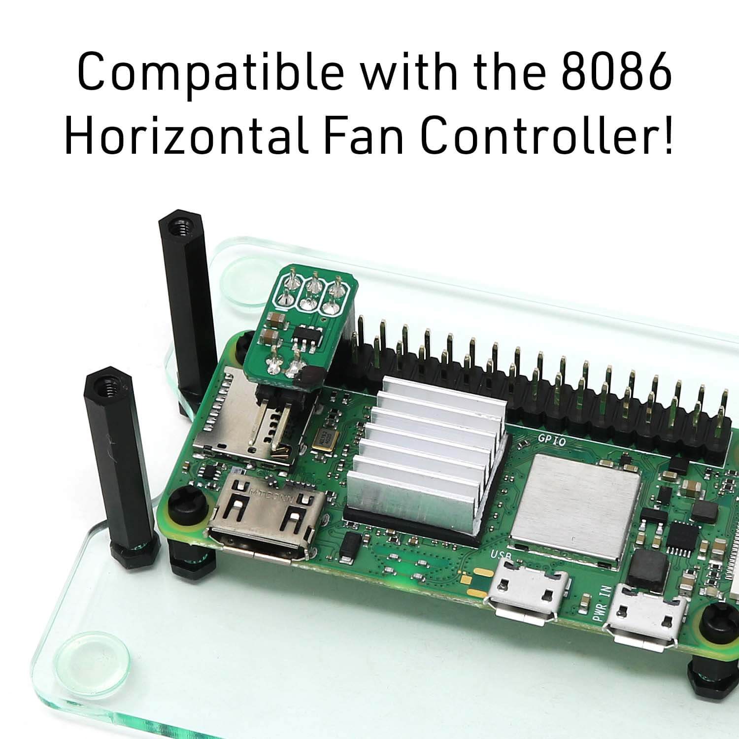 Mini Cluster Case for Raspberry Pi Zero 2 (with Fans) by The Pi Hut - The Pi Hut