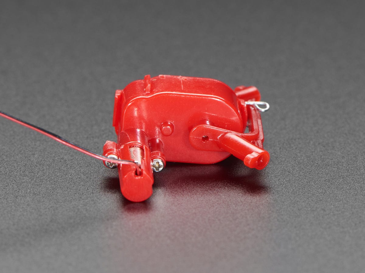 Mini Geared Pager Motor with Return Spring by The Pi Hut - The Pi Hut