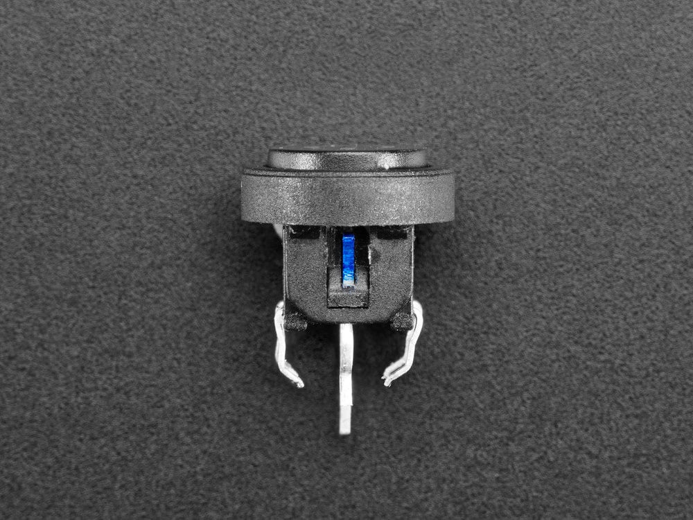 Mini Illuminated Momentary Pushbutton - Blue Power Symbol - The Pi Hut