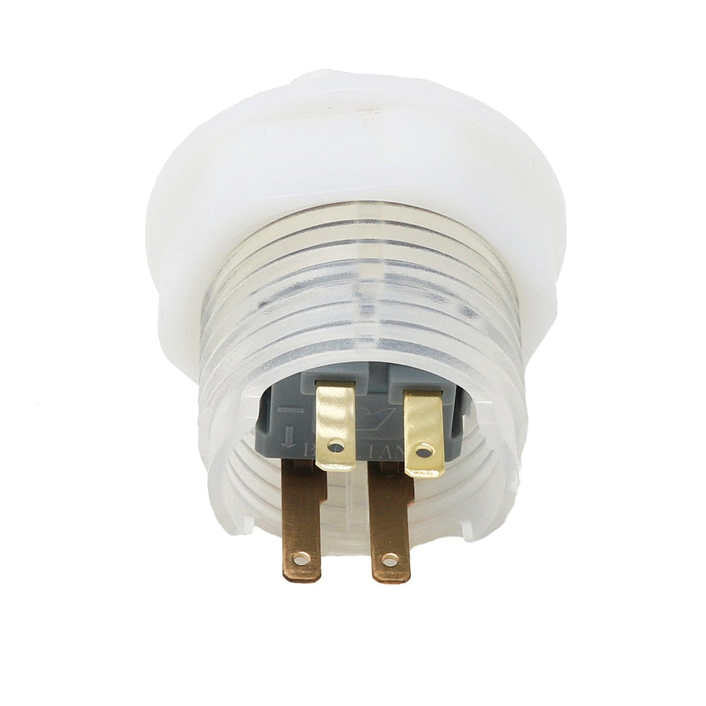 Mini LED Arcade Button - 24mm Translucent Clear by The Pi Hut - The Pi Hut