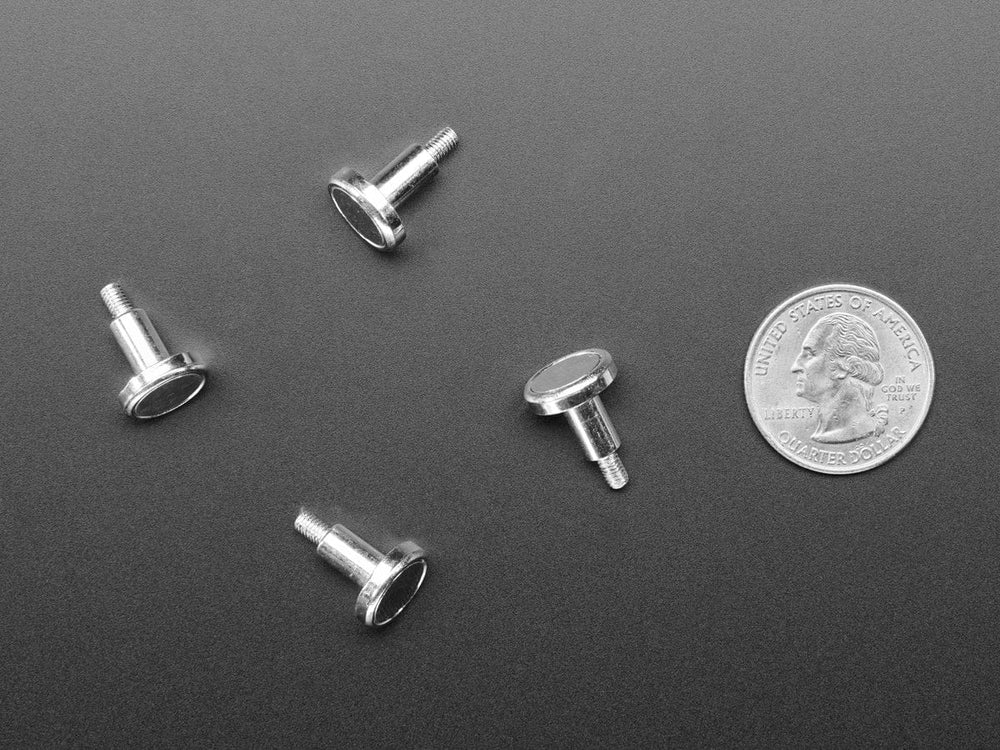Mini Magnet Feet for RGB LED Matrices (Pack of 4) by The Pi Hut - The Pi Hut