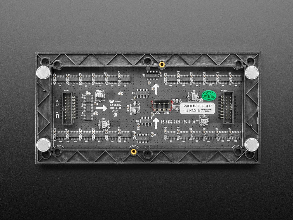 Mini Magnet Feet for RGB LED Matrices (Pack of 4) by The Pi Hut - The Pi Hut