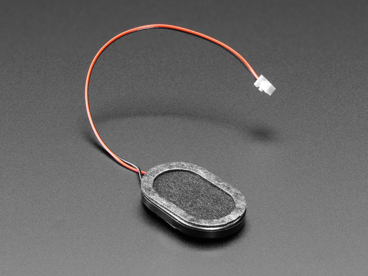 Mini Oval Speaker - 8 Ohm 1 Watt by The Pi Hut - The Pi Hut