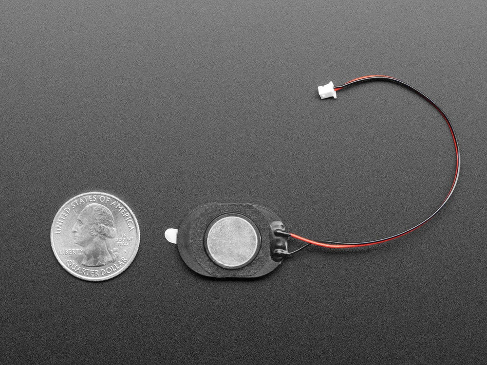Mini Oval Speaker - 8 Ohm 1 Watt by The Pi Hut - The Pi Hut