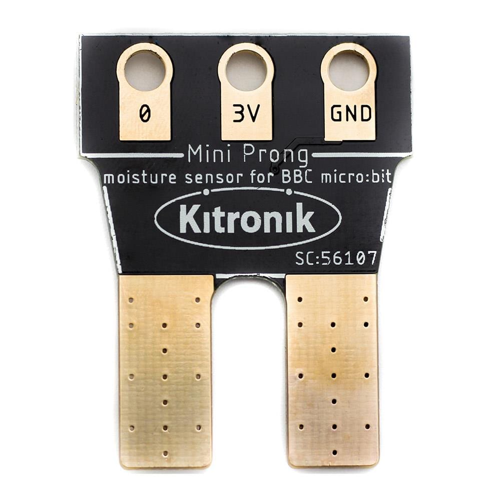 Mini Prong Soil Moisture Sensor for BBC micro:bit by Kitronik - The Pi Hut