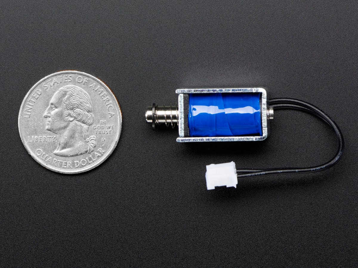 Mini Push-Pull Solenoid - 5V by The Pi Hut - The Pi Hut