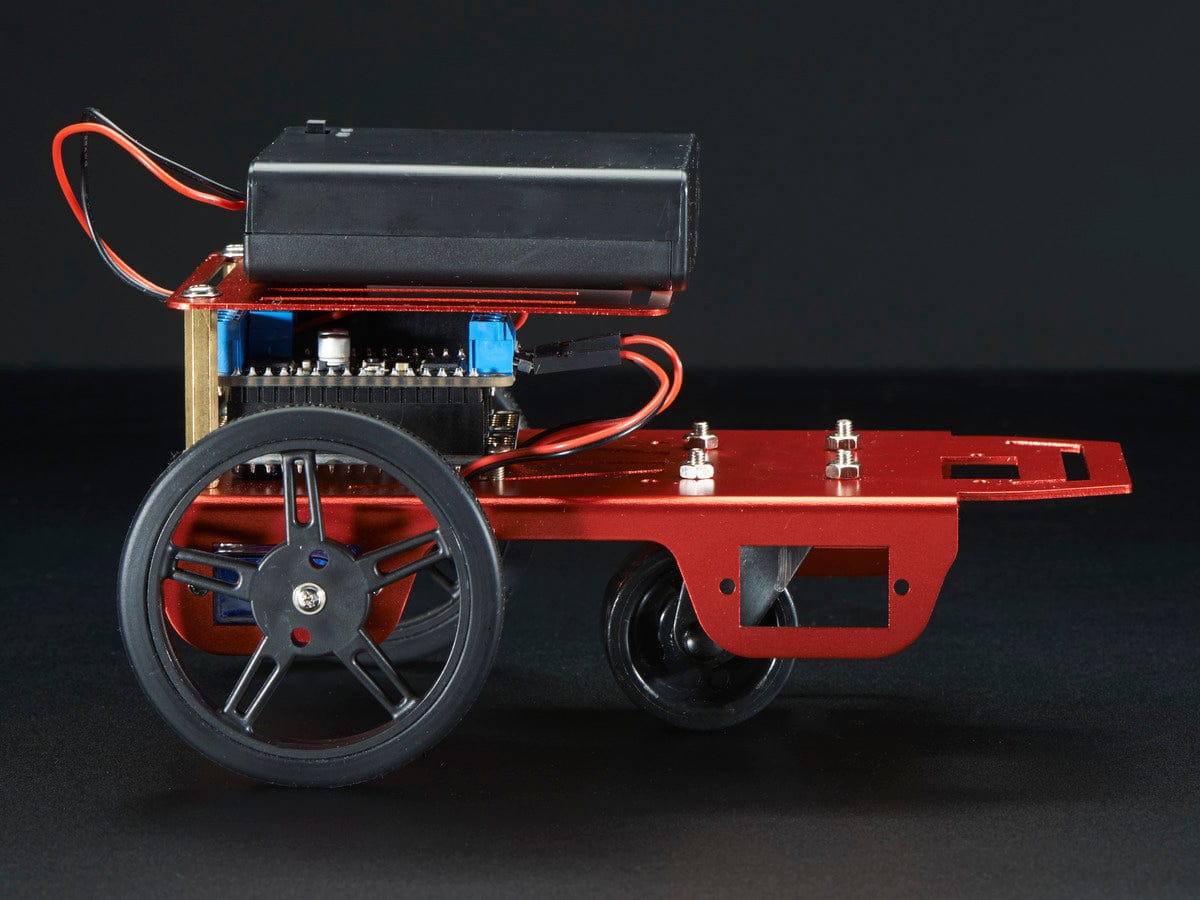 Mini Robot Rover Chassis Kit - 2WD with DC Motors by The Pi Hut - The Pi Hut