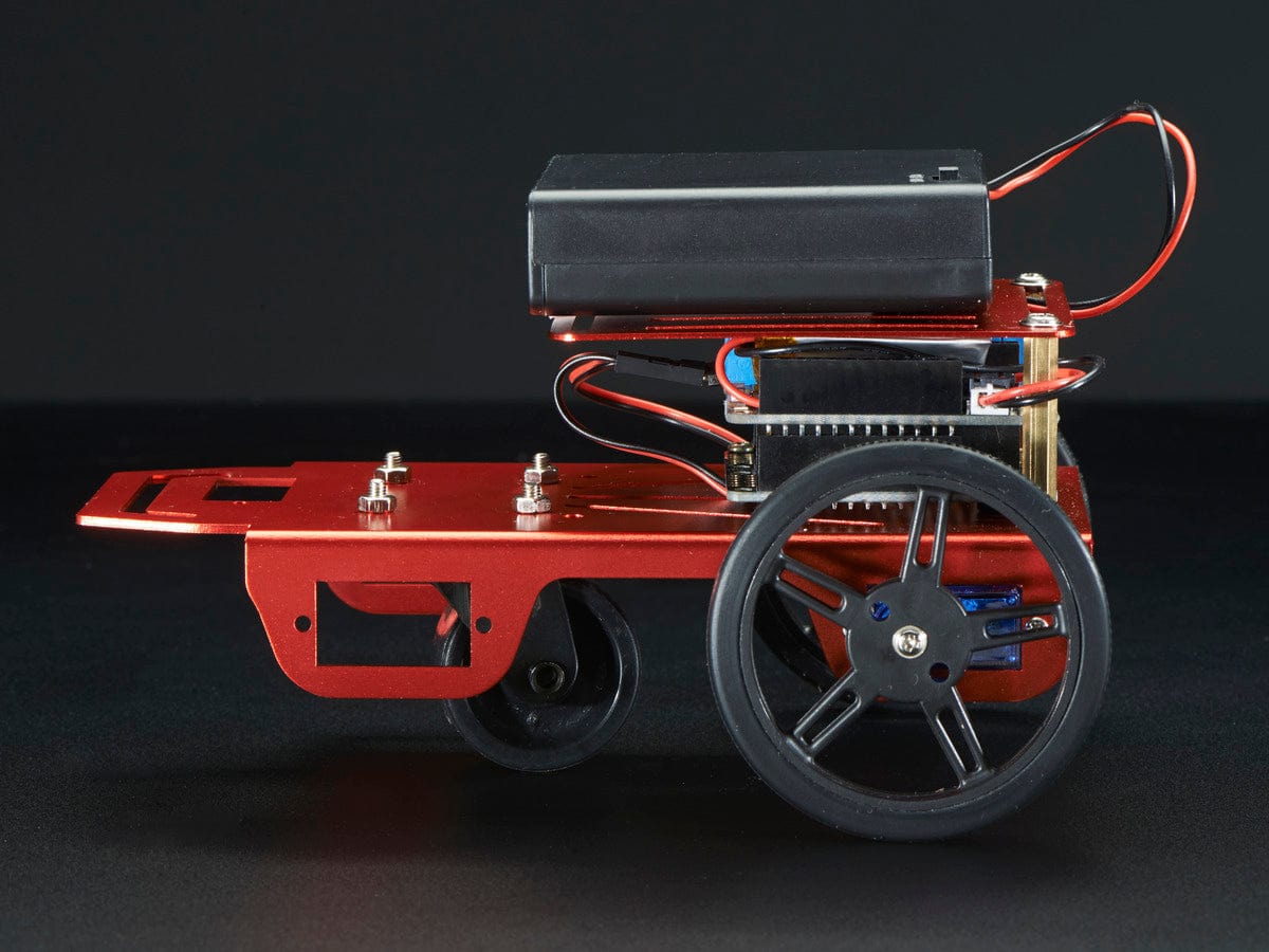 Mini Robot Rover Chassis Kit - 2WD with DC Motors by The Pi Hut - The Pi Hut