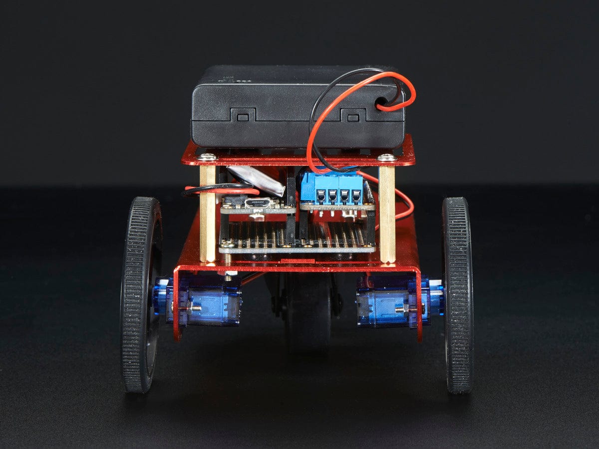 Mini Robot Rover Chassis Kit - 2WD with DC Motors by The Pi Hut - The Pi Hut
