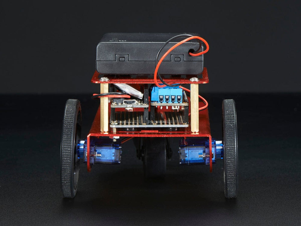 Mini Robot Rover Chassis Kit - 2WD with DC Motors - The Pi Hut